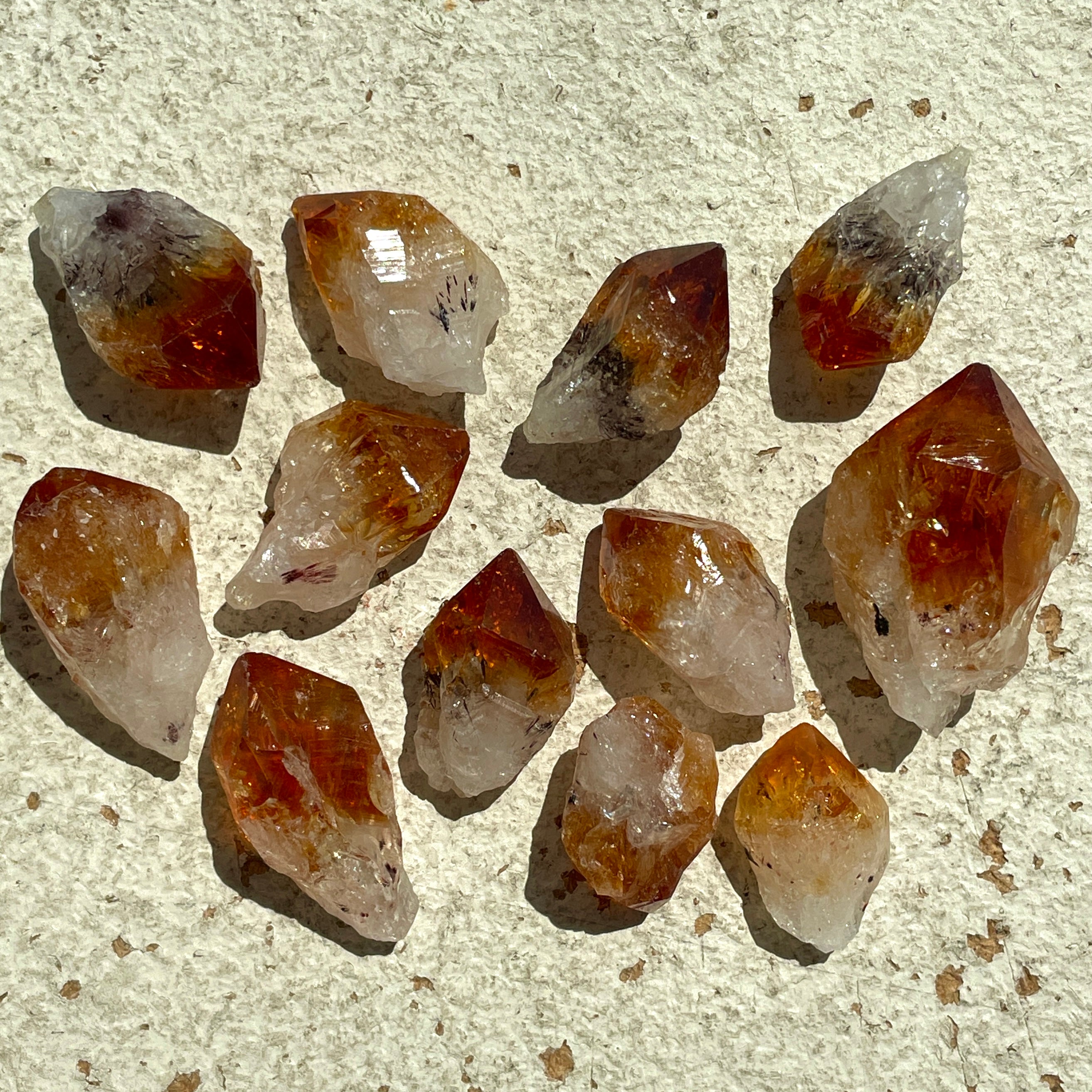 Citrine AAA Points Small - 50gms (12-18pc) Citrine AAA Points Small - 50gms (12-18pc)